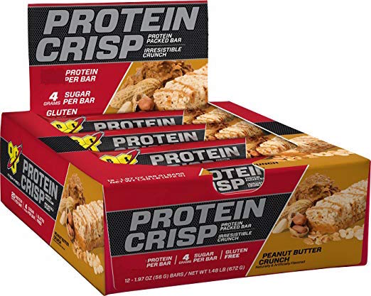 BSN Syntha-6© Protein Crisp Bar Peanut Crunch 12 Bars