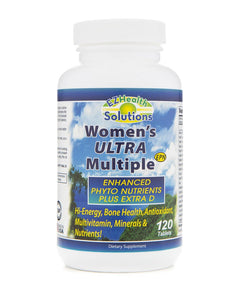 EZ Health Solutions© Women's Ultra Natural Daily Vitamin Supplement 120 Vegetarian Tablets