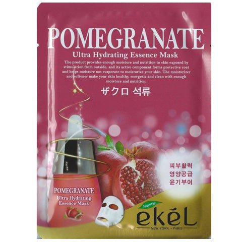 Ekel© Pomegranate Ultra Hydrating Essence Face Mask 10pcs Pack