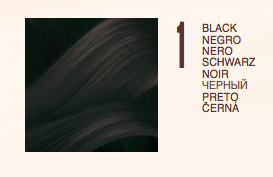 Salerm© Biokera Natura Organic Color 1 Black Negro 2.3oz
