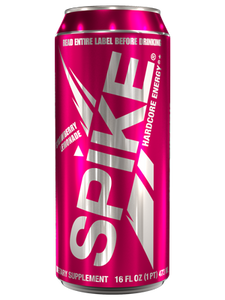 Biotest© Spike® Hardcore Energy, Strawberry Lemonade case of 12 (16 oz)