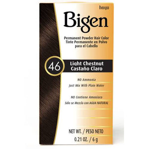 Bigen© Permanent Powder Hair Color 46 Light Chestnut