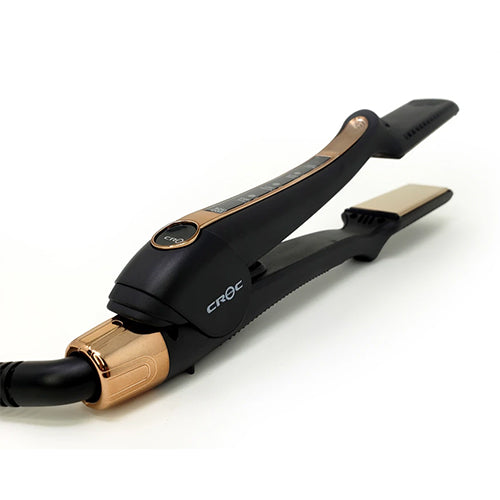 Croc Rose Gold Nano Titanium 1.25 Flat Iron DBSWarehouse